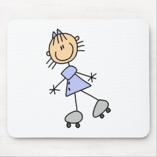 Alfombrilla De Ratón Figura patinador Mousepad del palillo