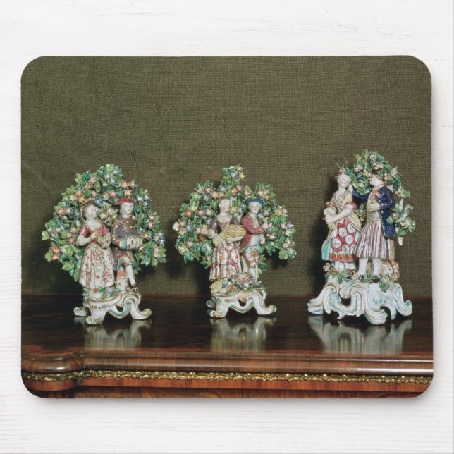 Alfombrilla De Ratón Figuras de la porcelana del arco, 1761 (Frente)