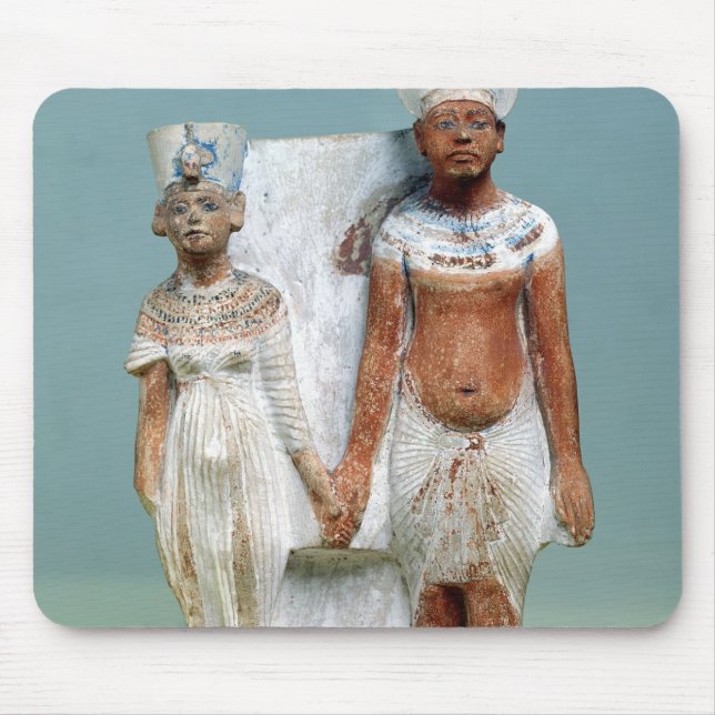 Alfombrilla De Ratón Figurilla de Amenophis IV y de Nefertiti (Frente)