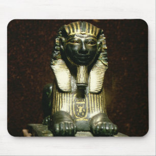 Alfombrilla De Ratón Figurilla de una esfinge de rey Tuthmosis III,