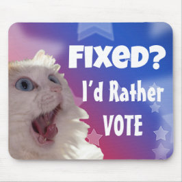Alfombrilla De Ratón ¿Fijo? Prefiero votar