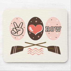 Alfombrilla De Ratón Fila Mousepad del amor de la paz
