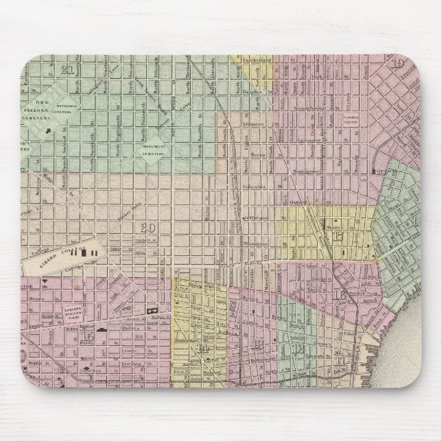 Alfombrilla De Ratón Filadelfia 2 (Frente)