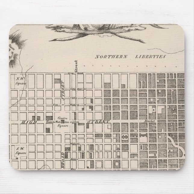 Alfombrilla De Ratón Filadelfia 6 (Frente)