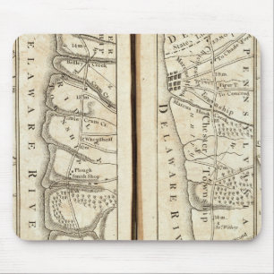 Alfombrilla De Ratón Filadelfia a la hoja de ruta de Washington 4