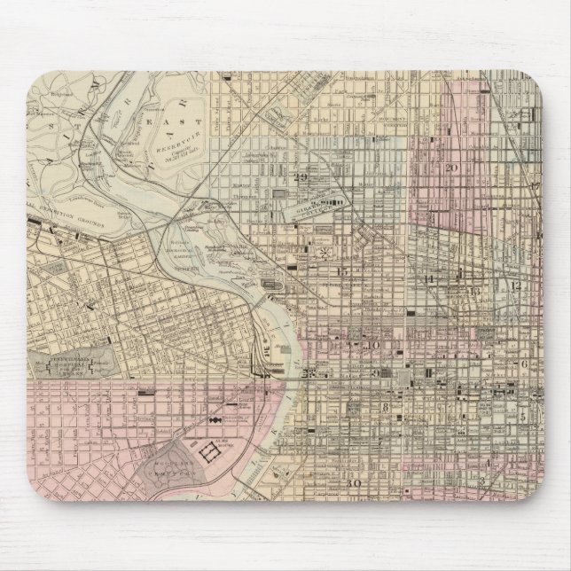 Alfombrilla De Ratón Filadelfia, Camden 2 (Frente)