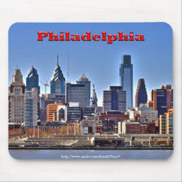 Alfombrilla De Ratón Filadelfia "HDR" Skyline Mousepad