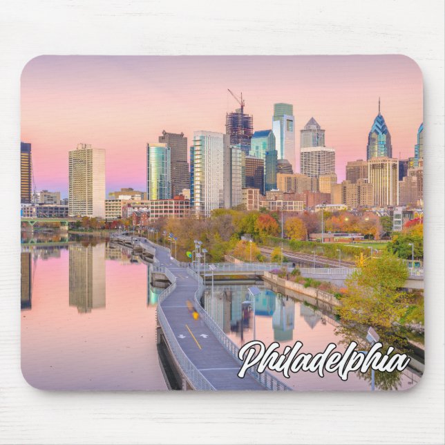 Alfombrilla De Ratón Filadelfia, Pennsylvania, Estados Unidos (Frente)