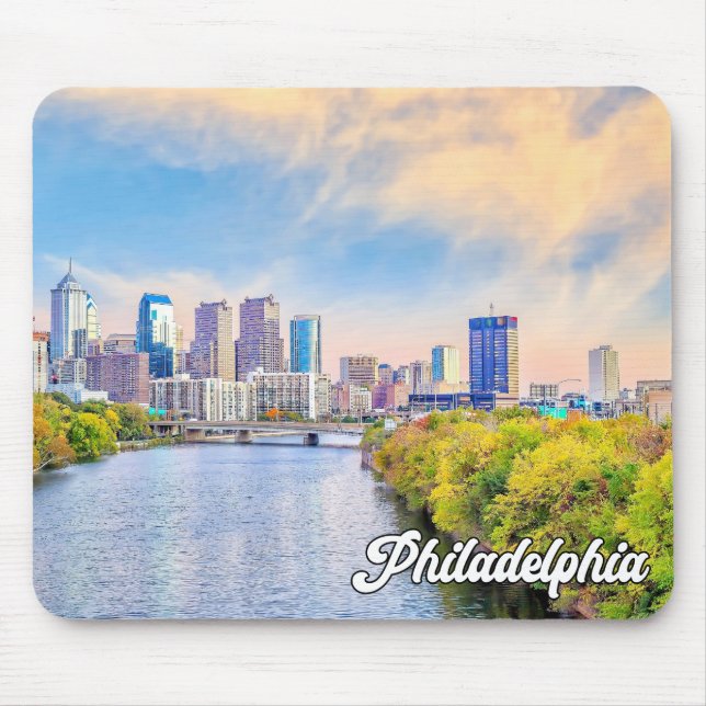 Alfombrilla De Ratón Filadelfia, Pennsylvania, Estados Unidos (Frente)