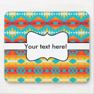 Alfombrilla De Ratón Filas de formas tribales