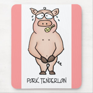 Alfombrilla De Ratón Filete de cerdo Mousepad