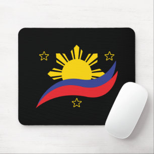 Alfombrilla De Ratón Filipinas Filipino Pinoy Bandera