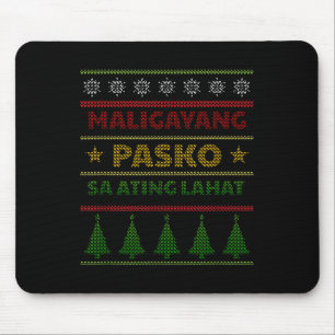 Alfombrilla De Ratón Filipinas Pilipinas Navidades filipinos Parol Xma