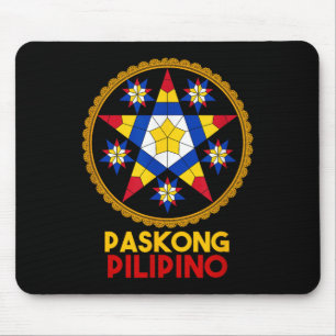 Alfombrilla De Ratón Filipinas Pilipinas Navidades filipinos Parol Xma