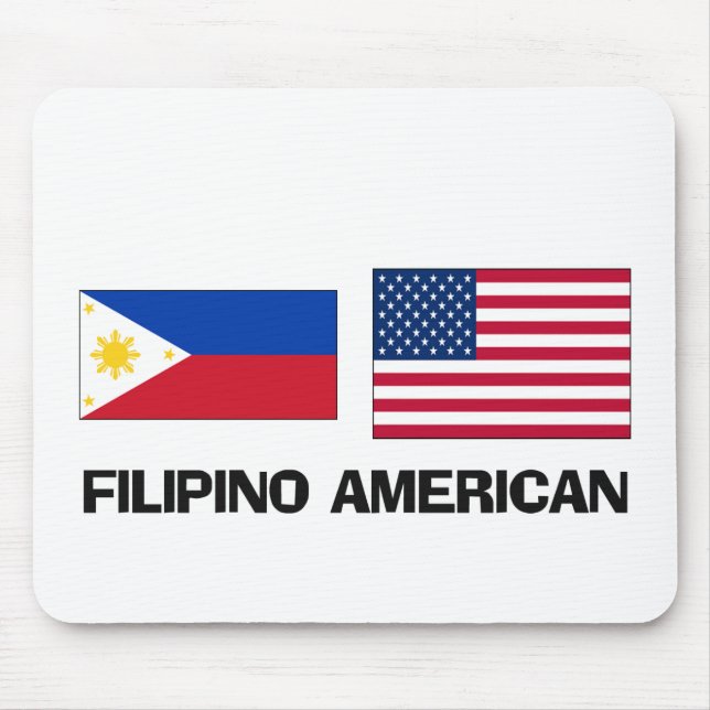 Alfombrilla De Ratón Filipino-Americano (Frente)