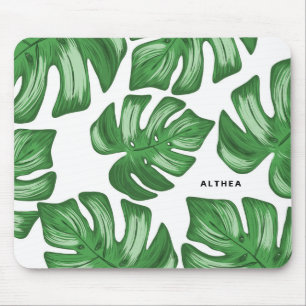 Alfombrilla De Ratón Filodendrón de hoja dividida Personalizado tropica