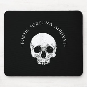 Alfombrilla De Ratón Filosofía estética Fortis Fortuna Adiuvat Skull St