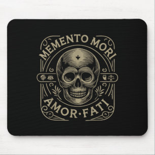 Alfombrilla De Ratón Filosofía estética Memento Mori Amor Fati Skull St