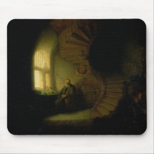 Alfombrilla De Ratón Filósofo en la meditación, 1632