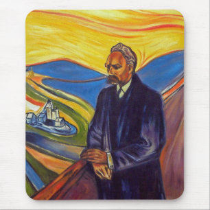 Alfombrilla De Ratón Filósofo Friedrich Nietzsche (por Edvard Munch)