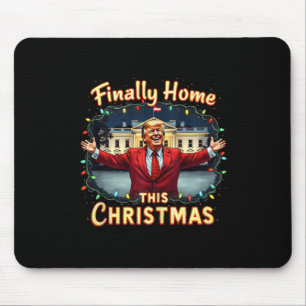 Alfombrilla De Ratón Finalmente en casa este Navidad la celebración de 