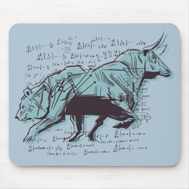 Alfombrilla De Ratón Financiación de Análisis de Mercados de Valores (Frente)