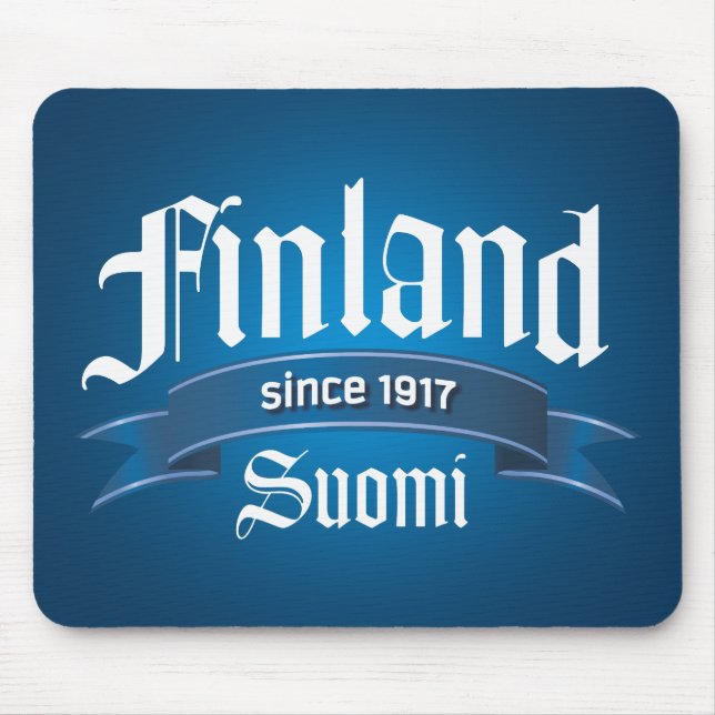 Alfombrilla De Ratón Finlandia Desde 1917 Rev (Frente)