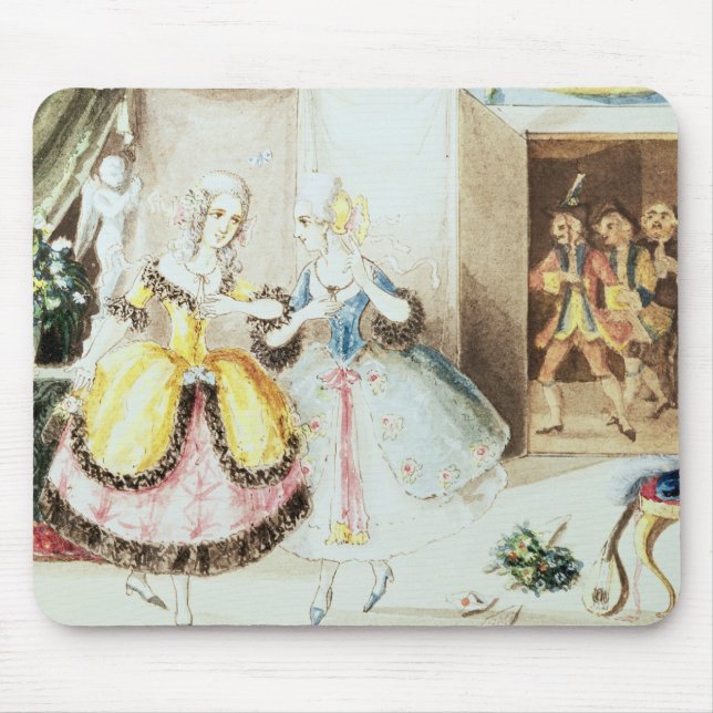 Alfombrilla De Ratón Fiordiligi y Dorabella (Frente)