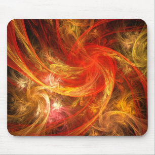 Alfombrilla De Ratón Firestorm Nova Resumen Art Mousepad