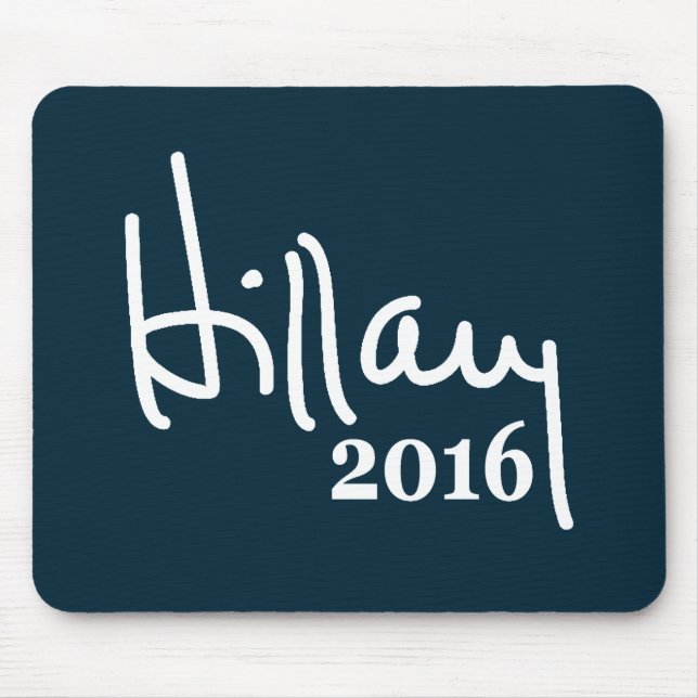 Alfombrilla De Ratón Firma 2016 de Hillary Mousepad (Frente)