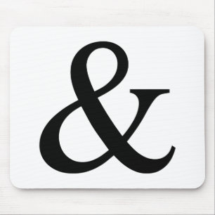 Alfombrilla De Ratón Firma de Ampersand y firma