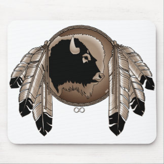 Alfombrilla De Ratón First Nations Wildlife Gifts Nativo Art Mousepad