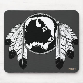 Alfombrilla De Ratón First Nations Wildlife Gifts Nativo Art Mousepad