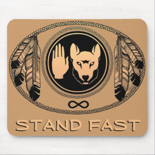 Alfombrilla De Ratón First Nations Wolf Gifts Nativo Art Mousepad