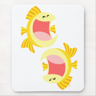 Alfombrilla De Ratón Fish Mousepad, dos Personalizados Cute