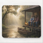 Alfombrilla De Ratón Fishing Cabin in The Louisiana Bayou<br><div class="desc">Fishing Cabin in The Louisiana Bayou Mouse Pad</div>