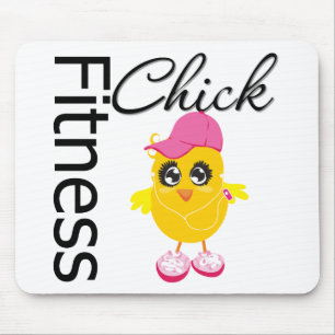 Alfombrilla De Ratón Fitness Chick