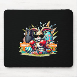 Alfombrilla De Ratón Fitness Gym Workout Huevo Hunt Boxing Easter Bunny