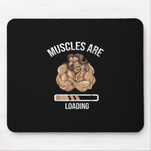 Alfombrilla De Ratón Fitness Muscle Carga Bullock Ox Sport Gym