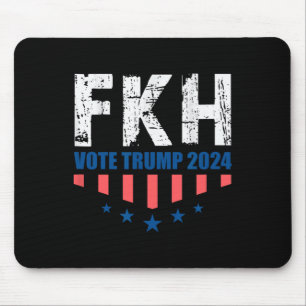 Alfombrilla De Ratón Fkh Trump 2024 Foxtrot Kilo Hotel Funny