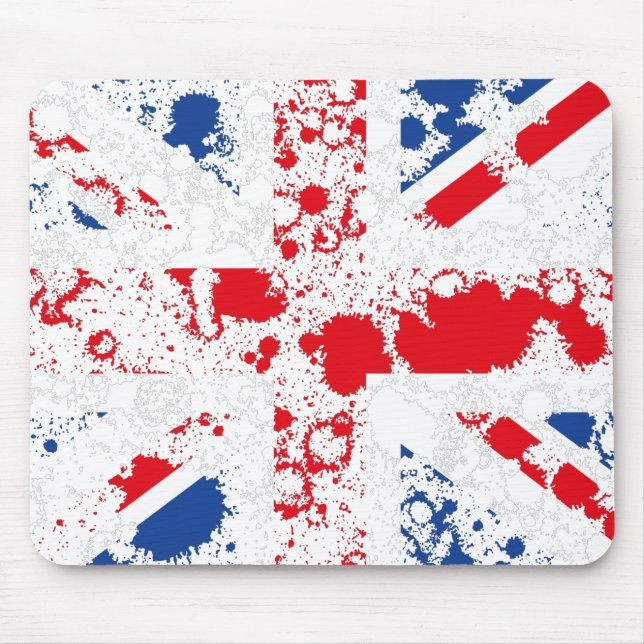Alfombrilla De Ratón FLAG INGLAND KCALIMA efecto por Masanser (Frente)