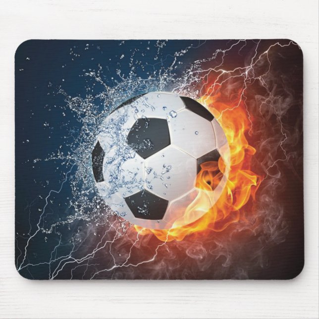 Alfombrilla De Ratón Flamante Cojín decorativo de fútbol/baloncesto de  (Frente)