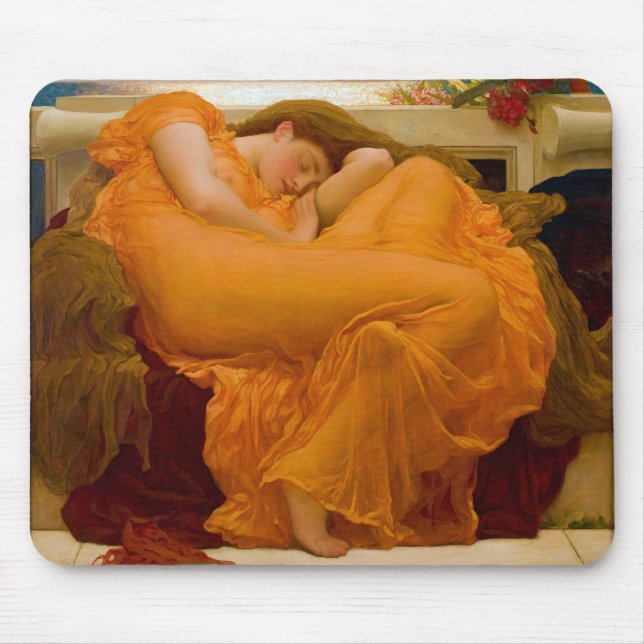 Alfombrilla De Ratón Flamante junio de Sir Frederic Leighton (Frente)