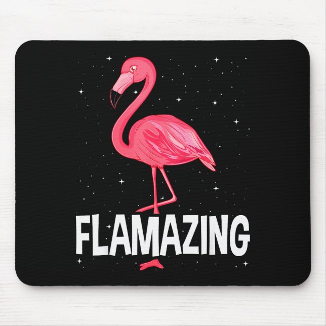 Alfombrilla De Ratón Flamazing Nk Flamingo Novelty Flamingo Lover Funny (Frente)