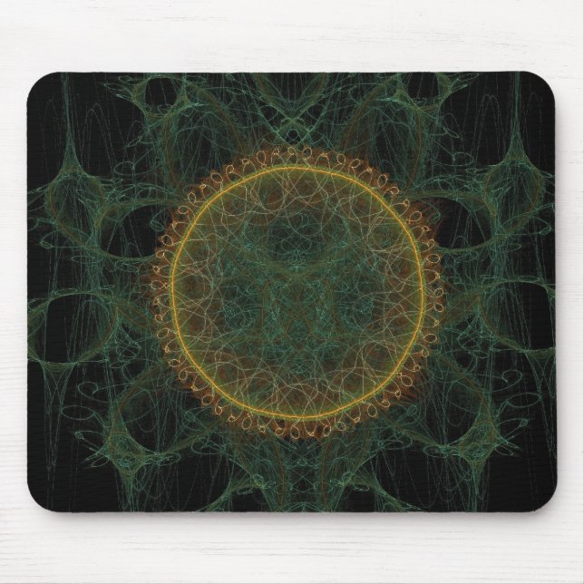Alfombrilla De Ratón Flame Fractal Mousepad (Frente)
