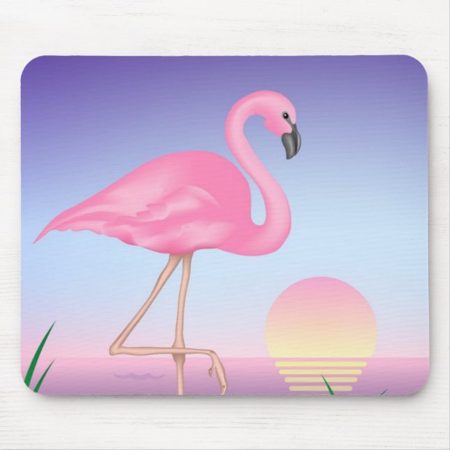 Alfombrilla De Ratón Flamenco Mousepad (Frente)