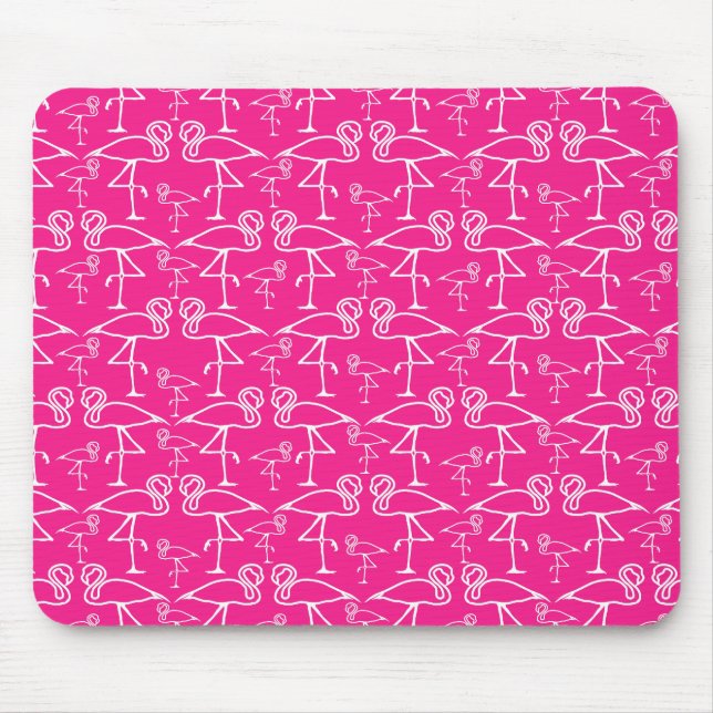 Alfombrilla De Ratón Flamencos rosados (Frente)
