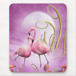Alfombrilla De Ratón Flamencos rosados caprichosos Mousepad