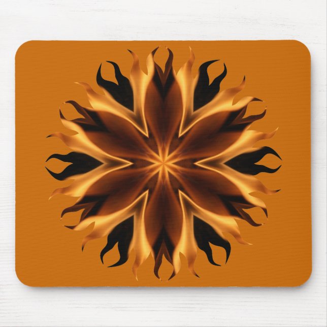 Alfombrilla De Ratón Flames Mousepad (Frente)