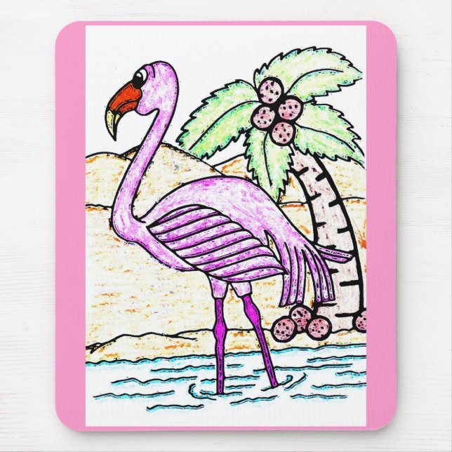 Alfombrilla De Ratón flamigo (Frente)